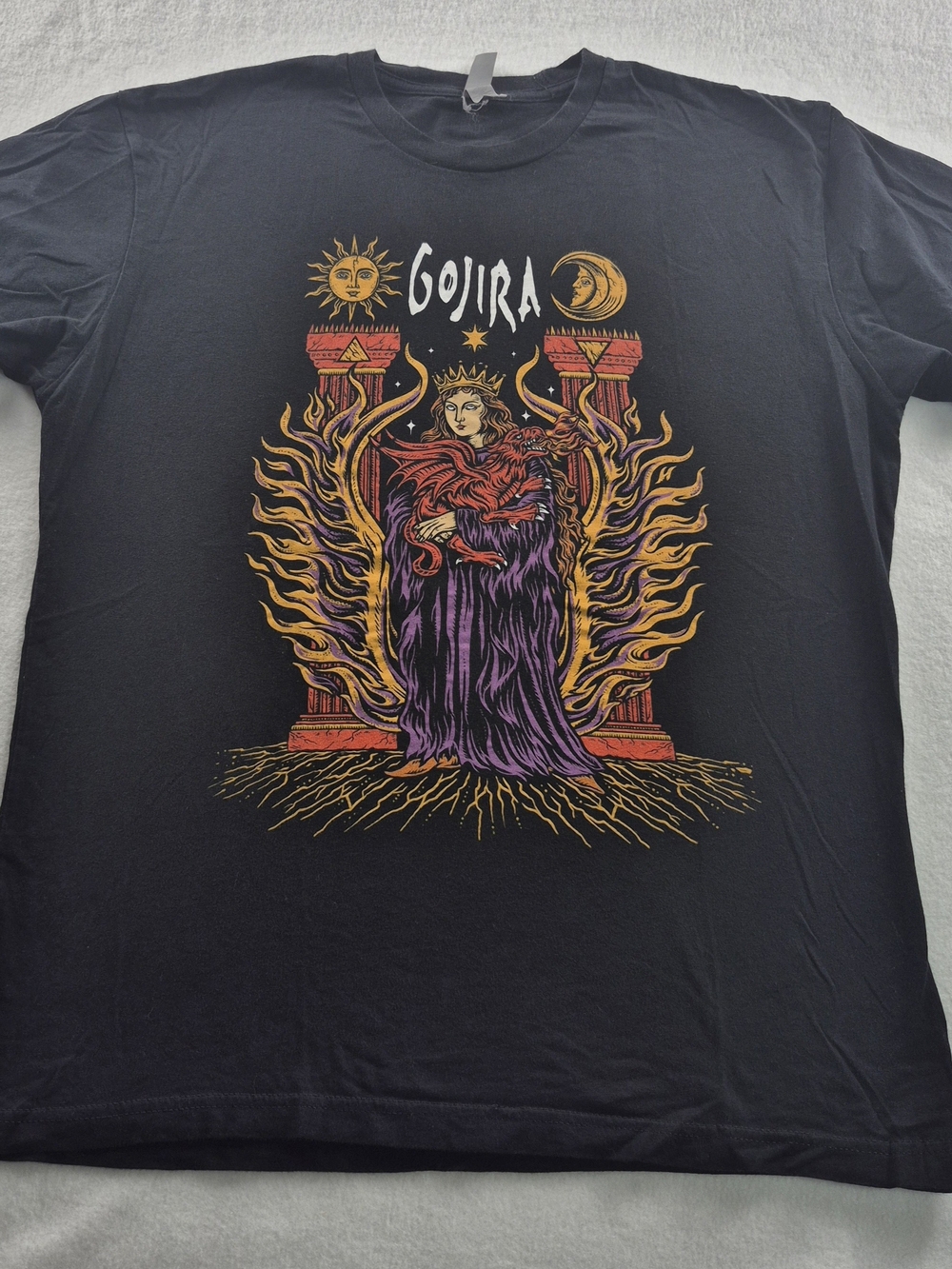 Gojira Band Tee, black, size medium